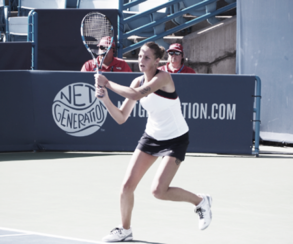 WTA Cincinnati: Karolina Pliskova rolls Caroline Wozniacki for second win of the day