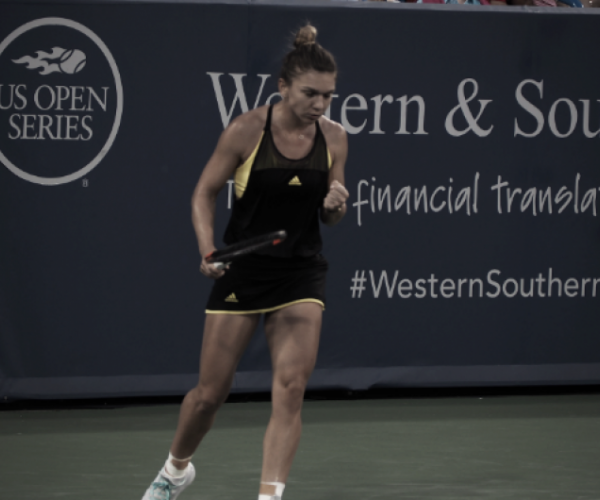 WTA Cincinnati: Simona Halep knocks out Johanna Konta in tight two-setter