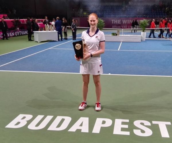WTA Budapest: Alison Van Uytvanck upsets Dominika Cibulkova to claim title