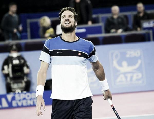 ATP Montpellier: Feliciano Lopez saves a match point en route to a three-set victory over Julien Benneteau