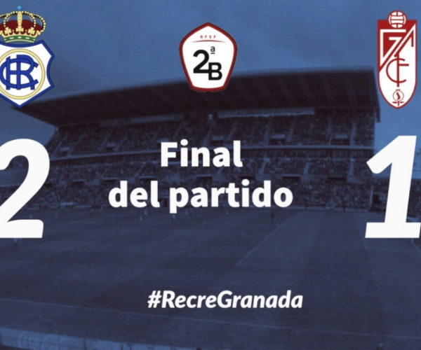 Recreativo de Huelva 2-1 Recreativo Granada: solo pudo ganar uno