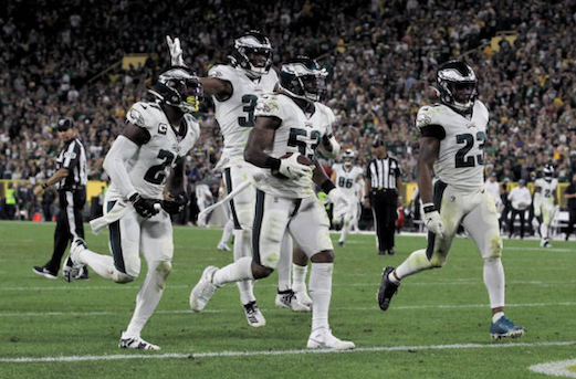 Philadelphia Eagles 34-27 Green Bay Packers: Rodgers Intercepted Late In Game As Eagles Hold On For Victory