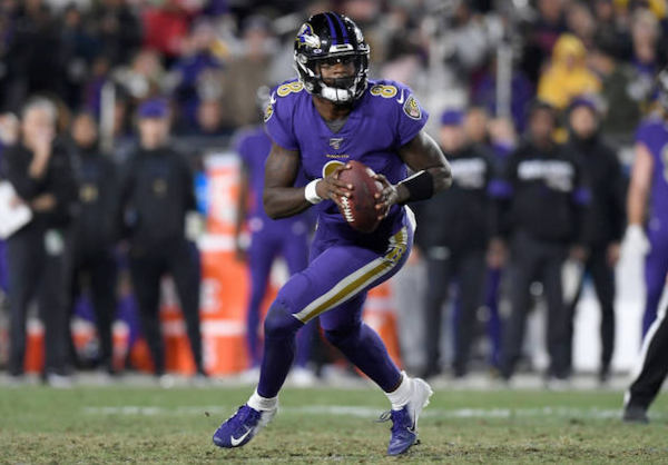Baltimore Ravens 45-6 Los Angeles Rams: Jackson throws five touchdown passes during emphatic victory
