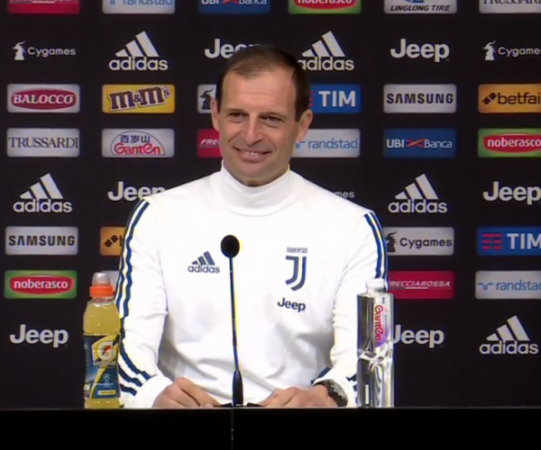 Juventus, Allegri stuzzica il Napoli e ribadisce l'importanza della Coppa Italia: "E' un obiettivo"