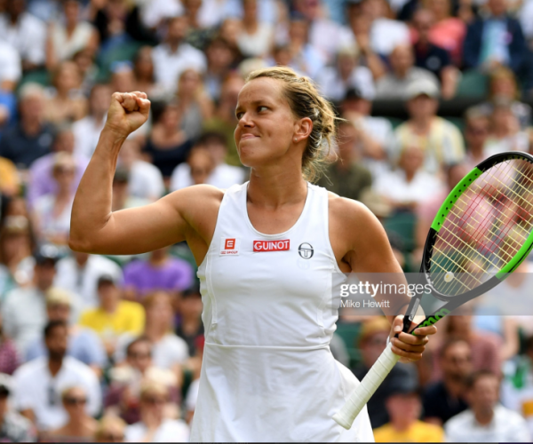 Wimbledon: Barbora Strycova rolls past Johanna Konta to reach first Grand Slam semifinal