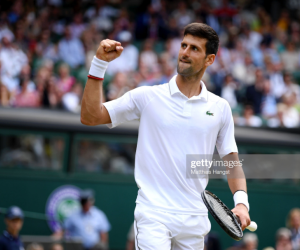 Wimbledon: Novak Djokovic crushes David Goffin to reach last four