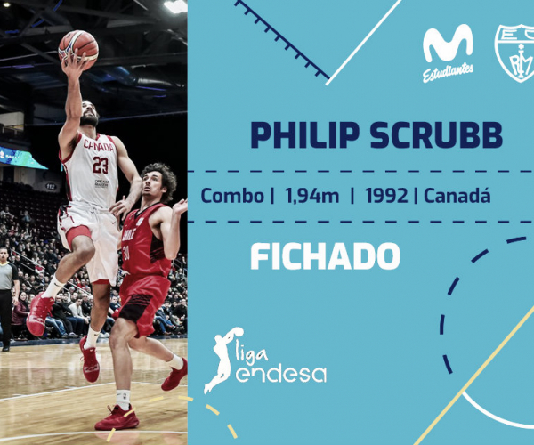 Philip Scrubb, nuevo jugador del Movistar Estudiantes