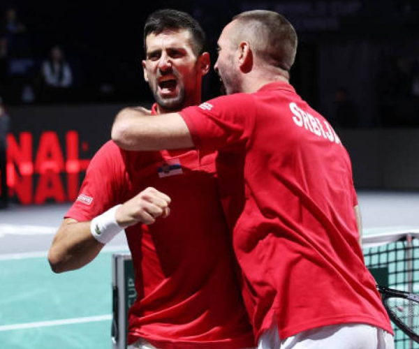 Highlights and points of Serbia 1-2 Italy in the Davis Cup