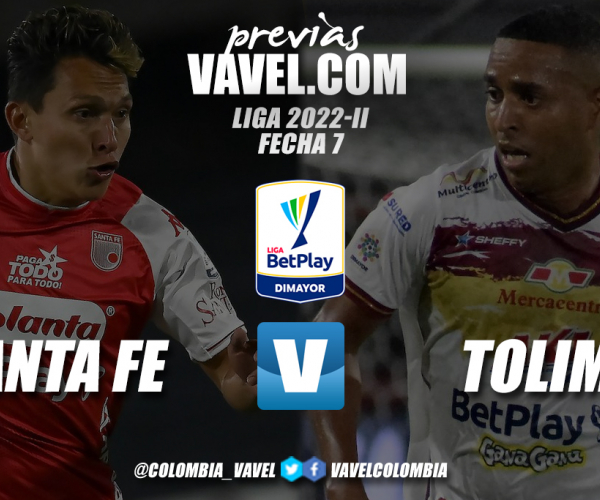 Previa Independiente Santa Fe vs Deportes Tolima: el 'pijao' se mete en la jaula del 'león'