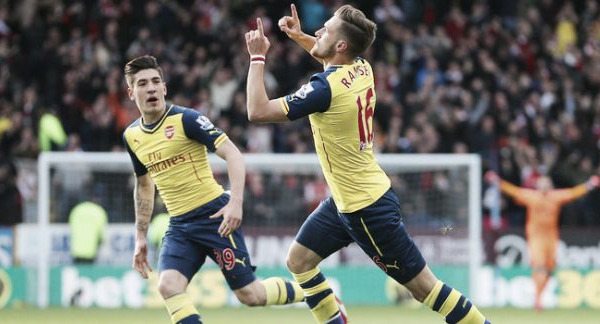 VIDEO - Ramsey porta ancora più avanti l'Arsenal