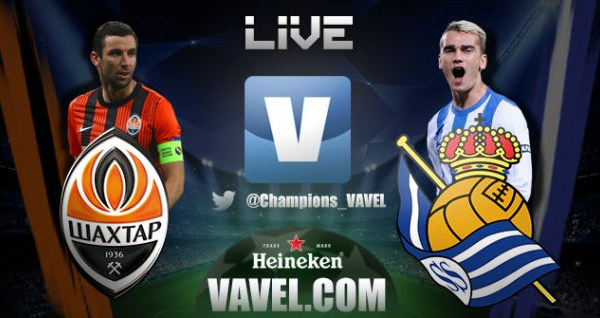 Live Shakthar - Real Sociedad in Champions League