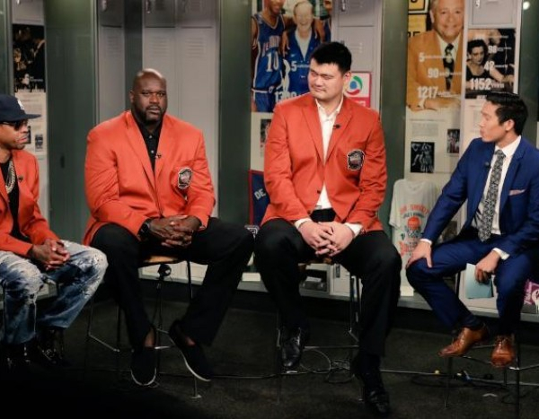 Shaq, Iverson, Yao: tre Hall of Famers in immagini