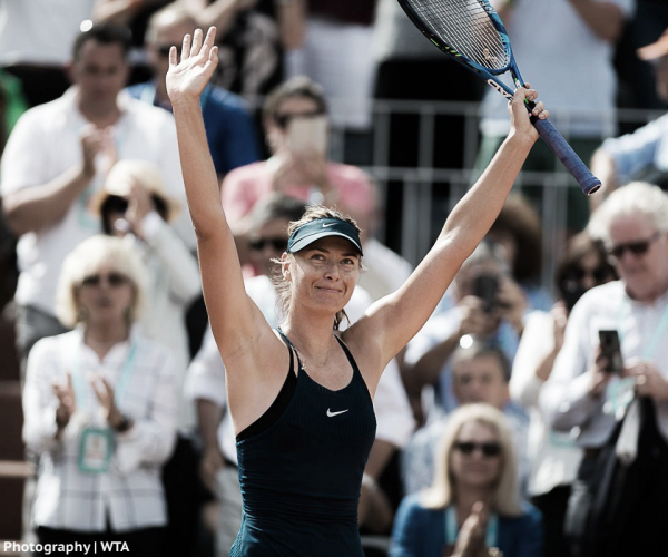 French Open: Maria Sharapova survives huge scare against Donna Vekic