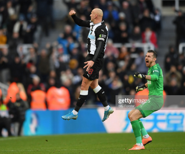 Jonjo Shelvey thought Newcastle earned their point against City
