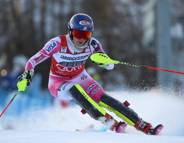Sci Alpino, Sestriere - Slalom Speciale donne, 1° manche: Shiffrin al comando