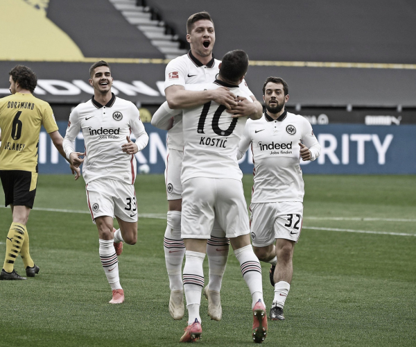 Eintracht Frankfurt supera Dortmund em confronto direto na Bundesliga
