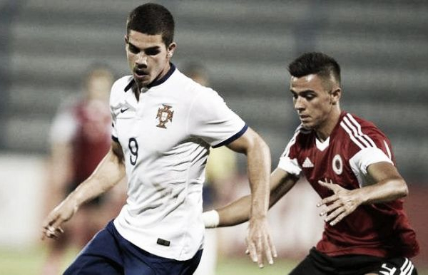 Sub-21: André Silva faz 'hat-trick' na goleada de Portugal diante da Albânia