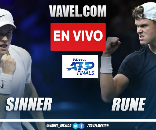 Resumen y puntos del Sinner 2-1 Rune en ATP Finals