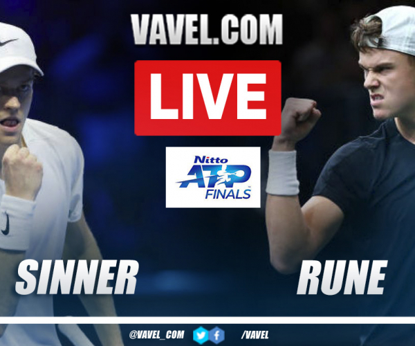 Highlights and points of Sinner 2-1 Rune in ATP Finals