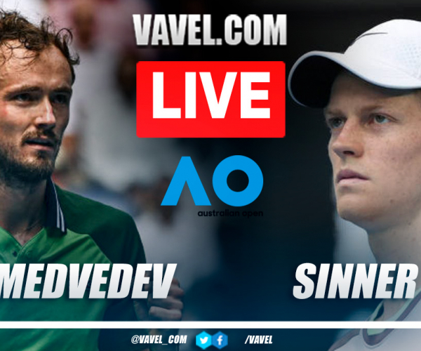 Highlights and points of Medvedev 2-3 Sinner in Australian Open 2024 Final
