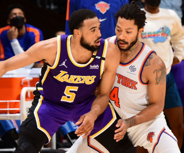 Resumen y Canastas del New York Knicks 114-109 Los Angeles Lakers en NBA 2023
