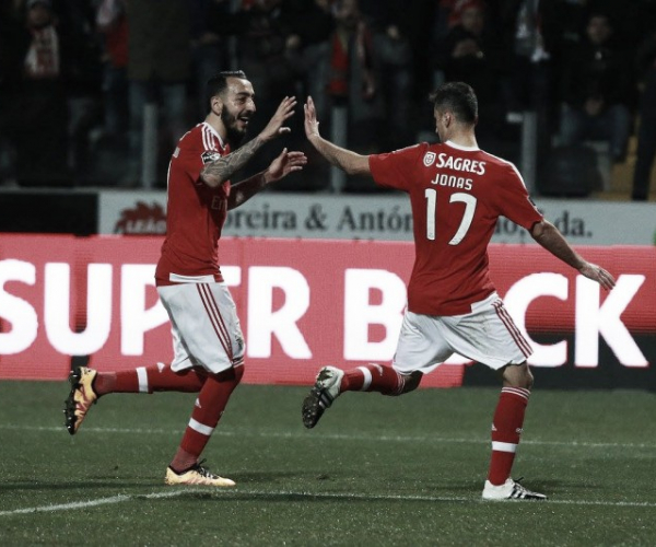Benfica: Jonas e Mitroglou, 3ª dupla mais eficaz da Europa