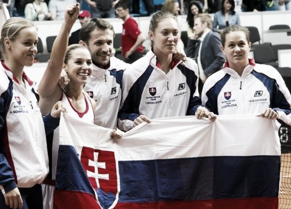Fed Cup: Dominika Cibulkova ends Canadian comeback for Slovakian victory