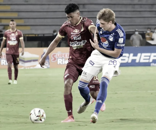 Resumen y gol: Deportes Tolima 1-0 Millonarios por Liga BetPlay 2022