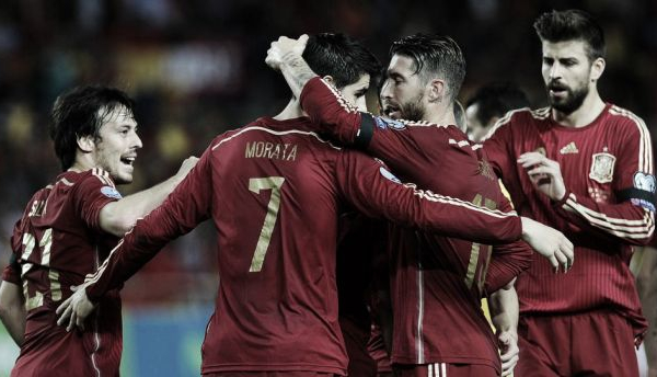 Qualificazioni Europei 2015, la Spagna piega l'Ucraina, primo gol di Morata