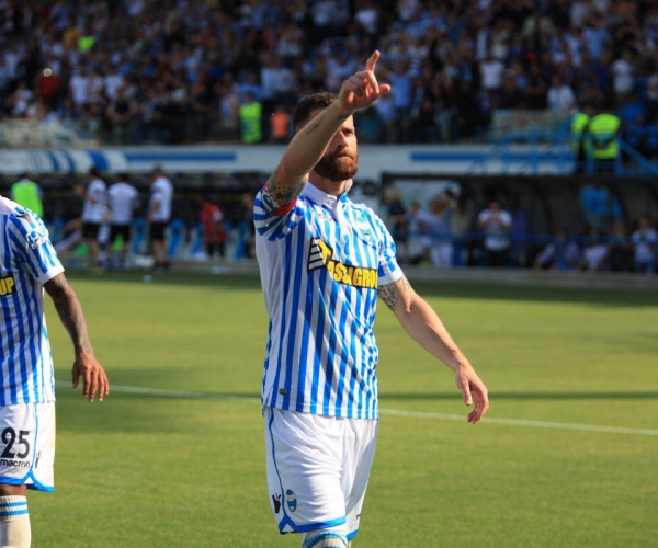Serie A - SPAL: la gioia di Antenucci dopo la vittoria contro la Sampdoria
