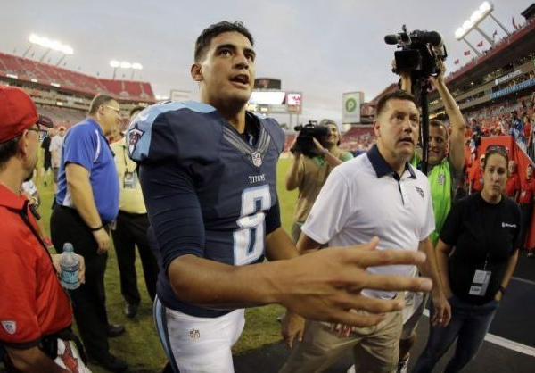 Marcus Mariota Nearly Perfect In Tennessee Titans' Win Over Tampa Bay Buccaneers