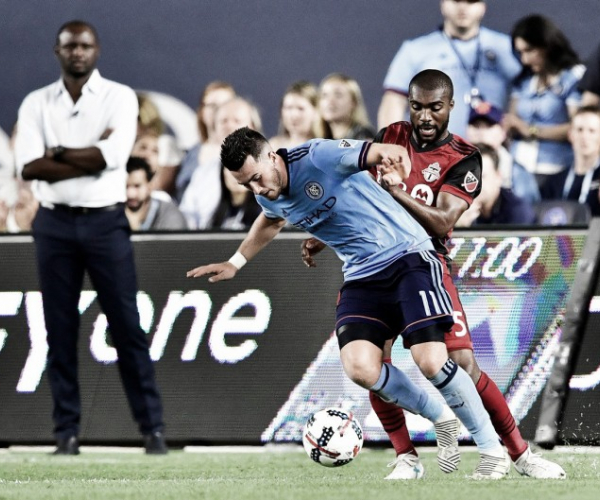 Toronto FC battle back to gain a point against New York City FC