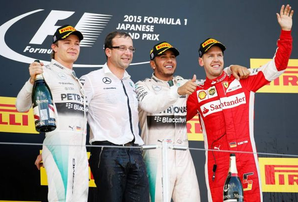 Hamilton felicissimo, Rosberg fa mea culpa, Vettel si accontenta: le dichiarazioni dei primi tre a Suzuka
