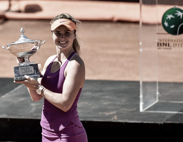 WTA Rome: Elina Svitolina stuns Simona Halep to win her fourth title of 2017