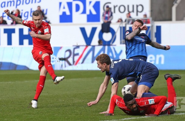 1. FC Heidenheim 2-2 SV Sandhausen: Hosts fight back from two-down to earn draw