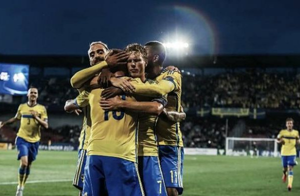 Denmark U21's 1-4 Sweden U21's: Swedes seal their place in Tuesday's final with emphatic victory