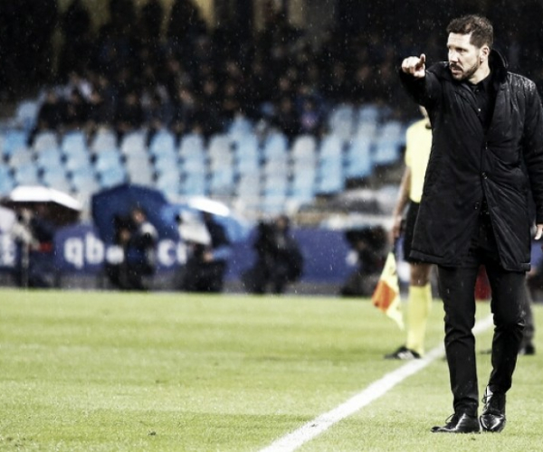 Simeone reconhece superioridade da Real Sociedad em revés: "Tiveram muito mérito na vitória"