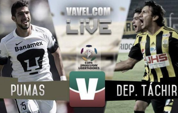Pumas se impuso al Deportivo Táchira en Copa Libertadores