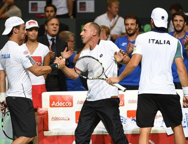 Davis Cup - Italia avanti, Fognini e Bolelli si impongono sul Giappone in doppio