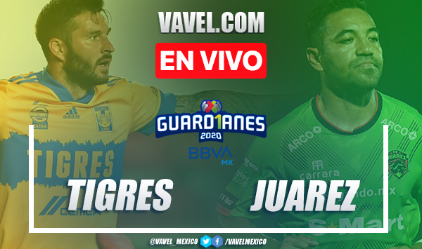 Resumen y goles del Tigres 1-1 Juárez en la jornada 15 del Guard1anes 2020