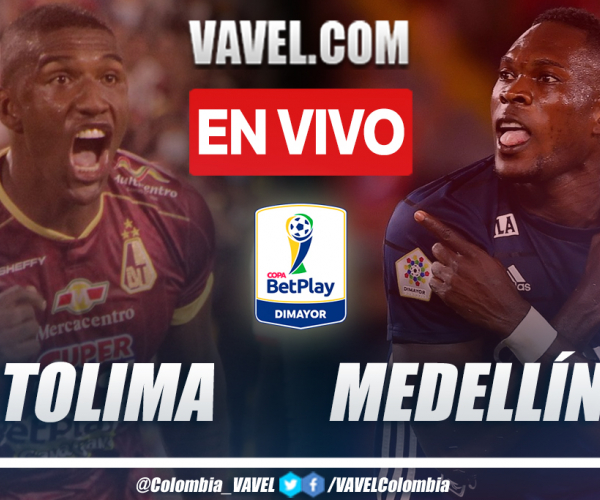 Resumen y goles: Tolima 1-3 Medellín en cuartos de final (ida) por Copa BetPlay 2022
