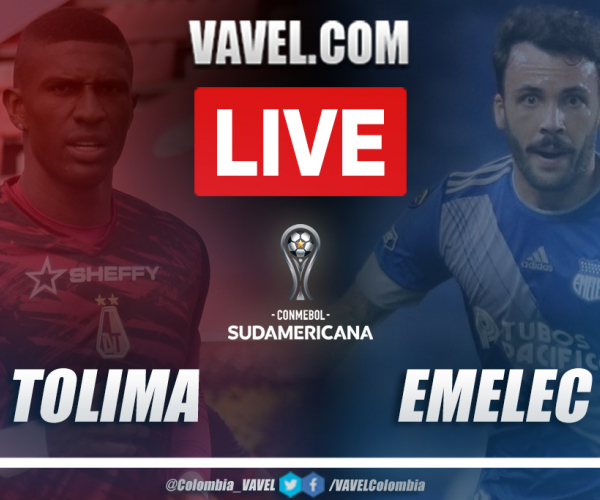 Resumen Deportes Tolima vs Emelec  (1-1) en la fecha 3 del grupo G por Copa Sudamericana 2021