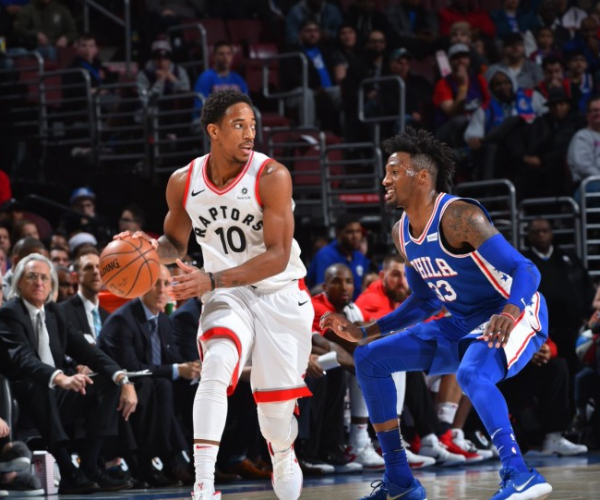NBA - DeRozan trascina Toronto, Raptors di rimonta a Philadelphia