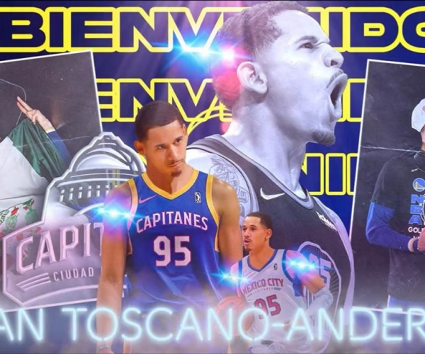Juan Toscano será refuerzo de los Capitanes para la campaña 2023-2024 de la NBA G-League