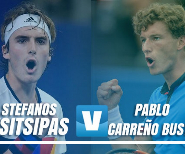 ATP Barcelona: Tsitsipas vs Carreño Busta, dos revelaciones en semis