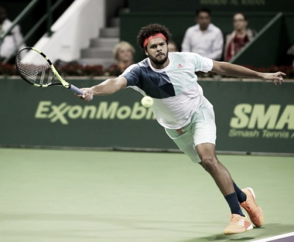 ATP Doha: Jo-Wilfried Tsonga sweeps aside Dustin Brown to reach quarterfinals