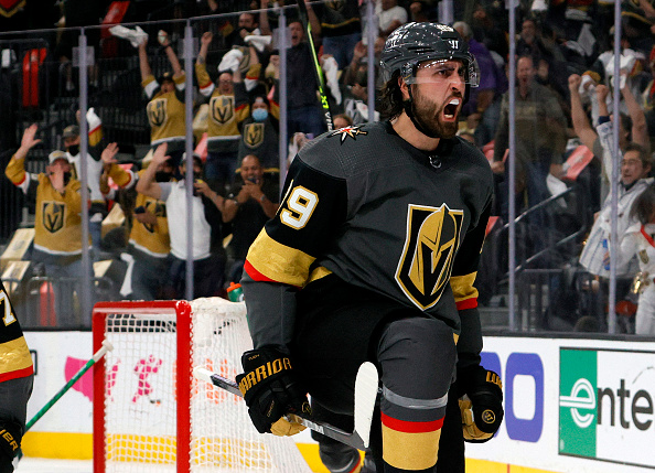 Alex Tuch scores two and Vegas evens the series with Minnesota