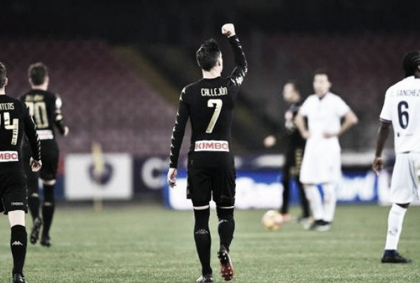 Coppa Italia: Calle-goal fa volare il Napoli in semifinale