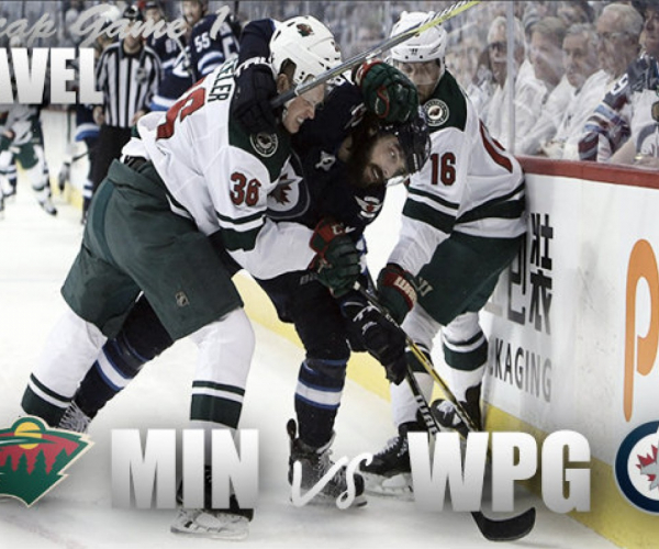 Winnipeg Jets win first playoff game in franchise history with 3-2 win over the Minnesota Wild