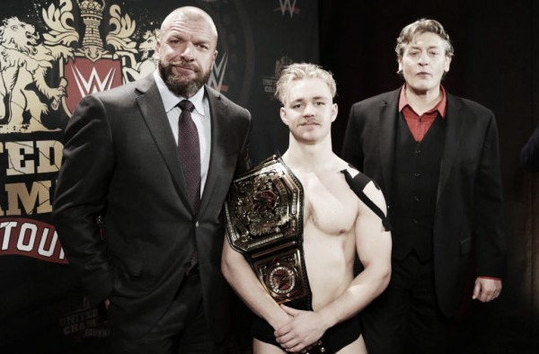 Tyler Bate is the first WWE United Kingdom Champion